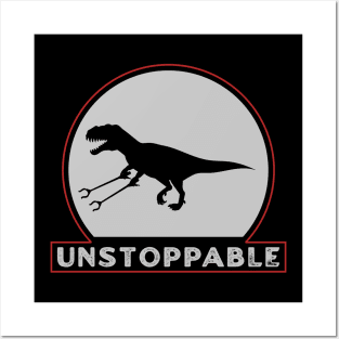 Unstoppable T Rex With Grabbers Long Arms Posters and Art